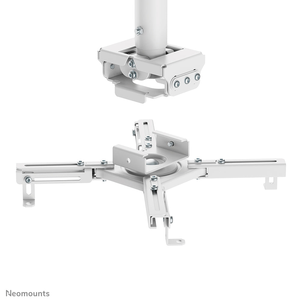 Neomounts CL25-530WH1 – Beamer Deckenhalterung, H 25,5 cm, 45 kg, schwenk-/neigbar, 360°, weiss