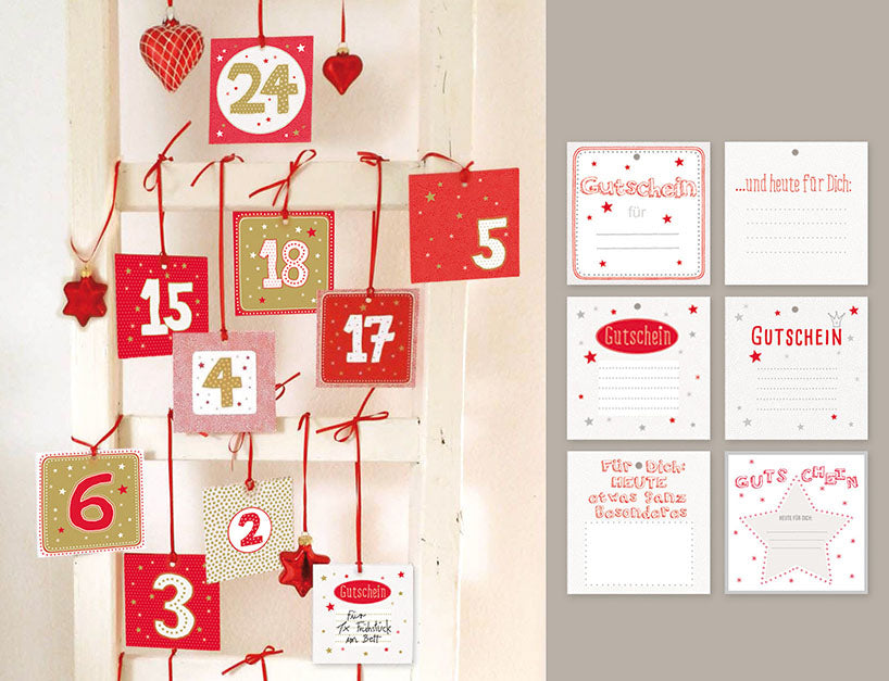 Braun + Company Adventskalender – Zahlen – 25-teilig, unbefüllt