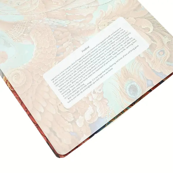 Paperblanks Notizheft – A4 – liniert – 80 Blatt – Hardcover, perforiert, Feuervogel, rot, FSC