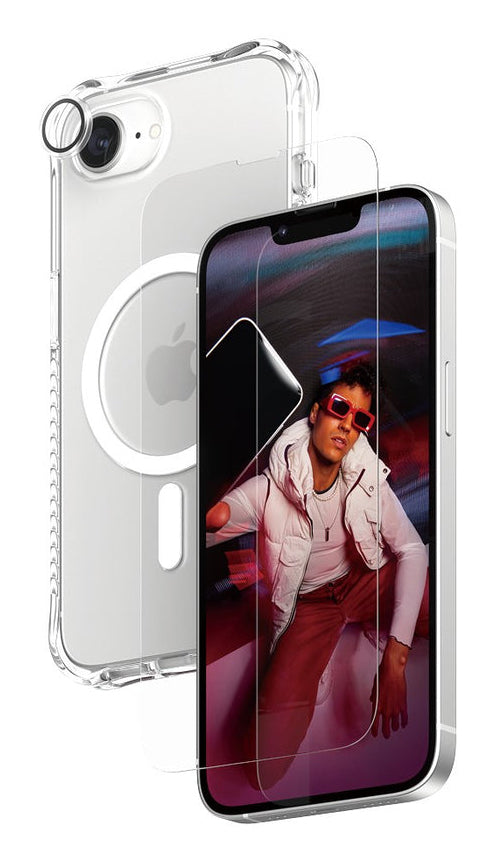 PanzerGlass Backcover Fashion – für Apple iPhone 16e – transparent – TPU