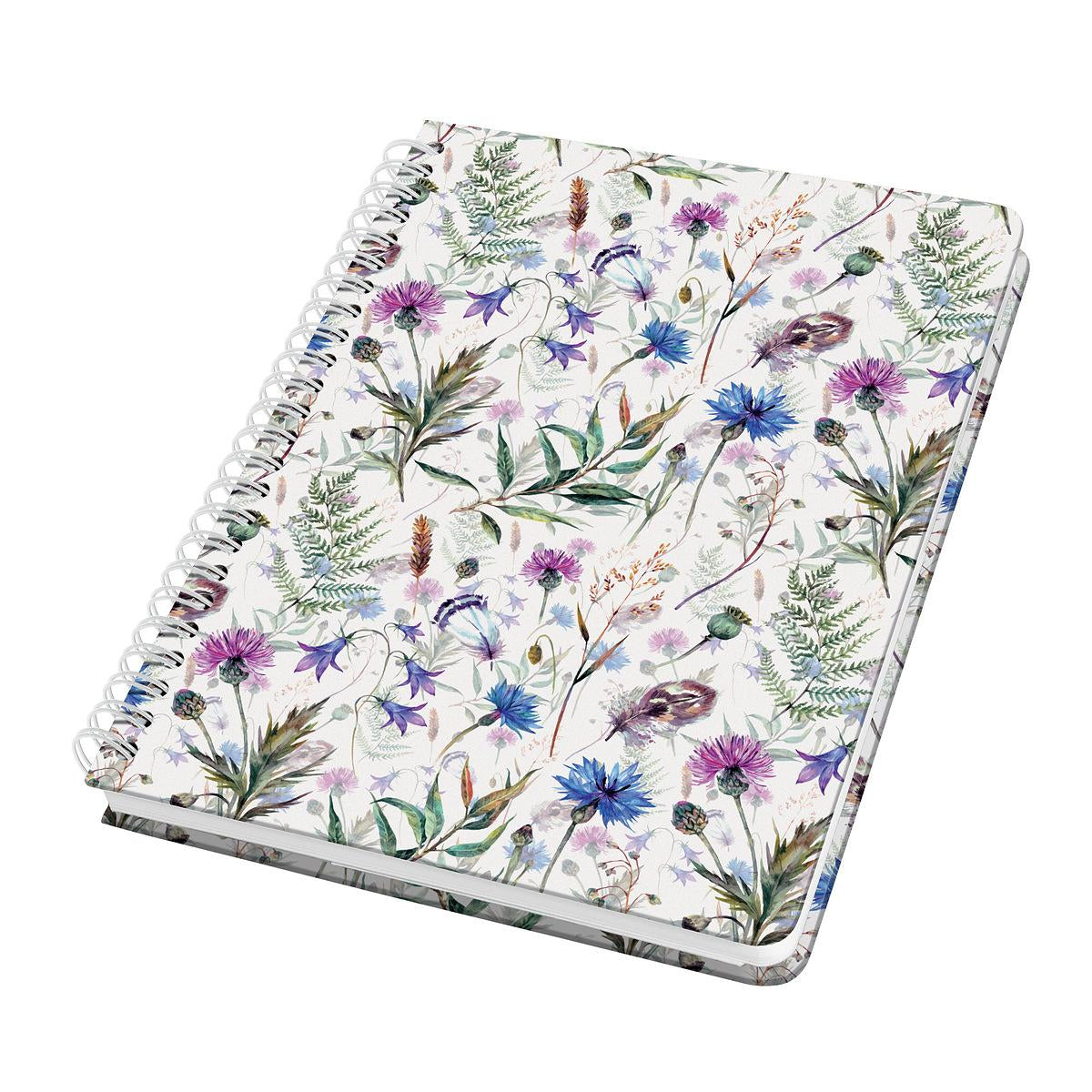 Sigel Spiralbuch JOLIE, 162 × 215 mm, punktkariert, Spiralbindung, Hardcover, 120 Seiten – mehrfarbig