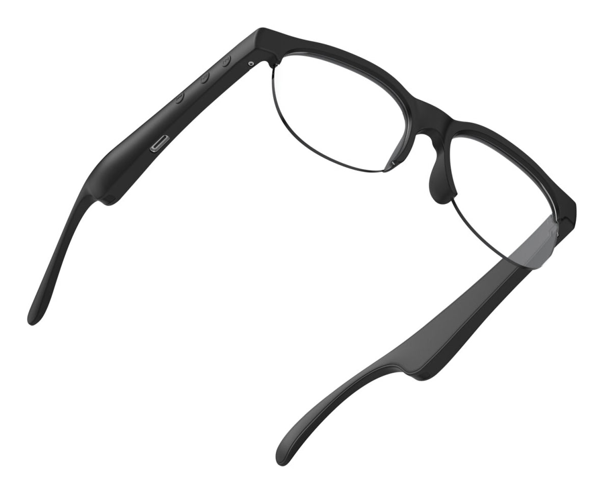 4smarts Soundglass Sport 2 Over-Ear Kopfhörer – Ohrbügel, Stereo, BT 5.3, Schwarz