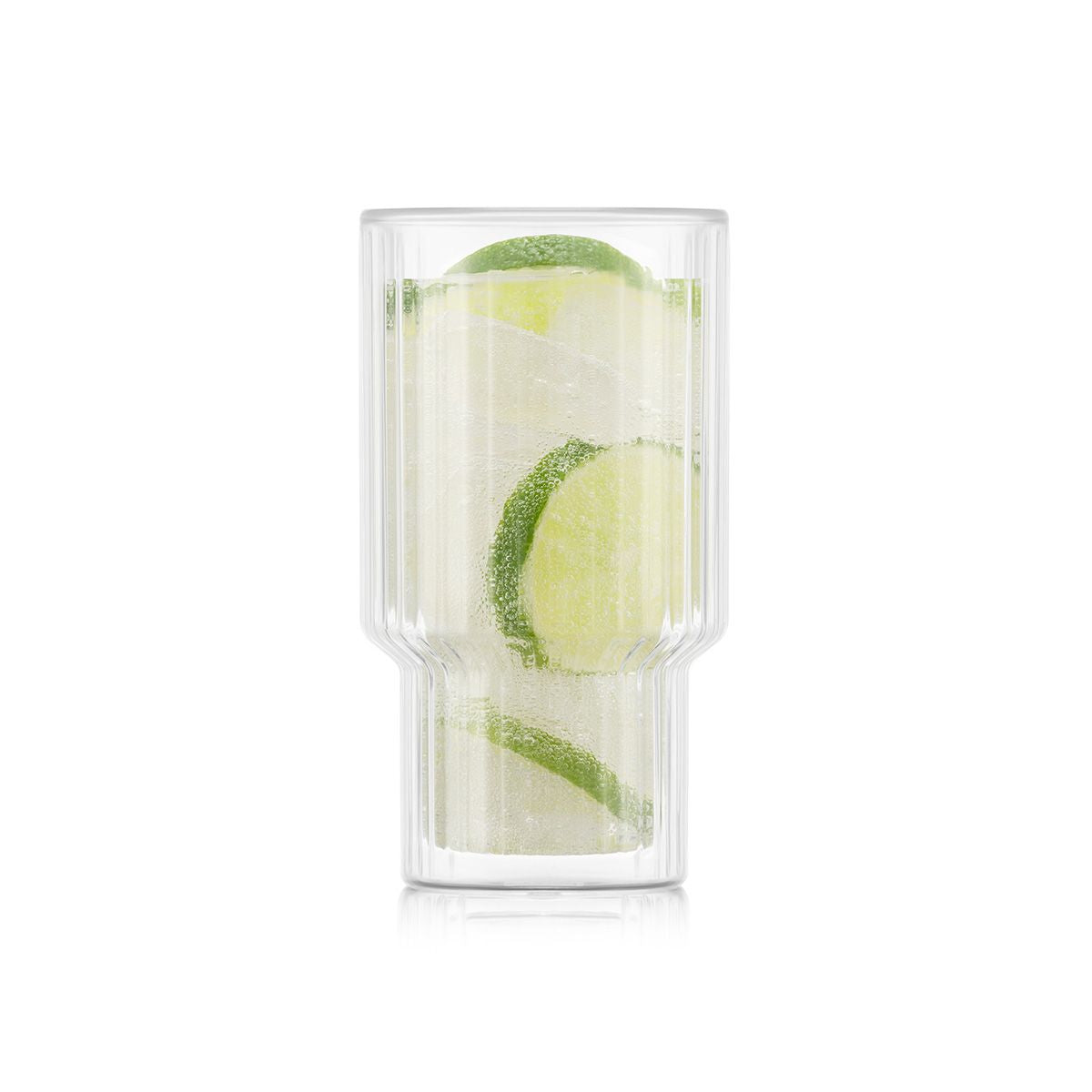 Bodum NAVALIA Trinkglas – 0,25 l, Borosilikatglas, transparent, doppelwandig, 2 Stück