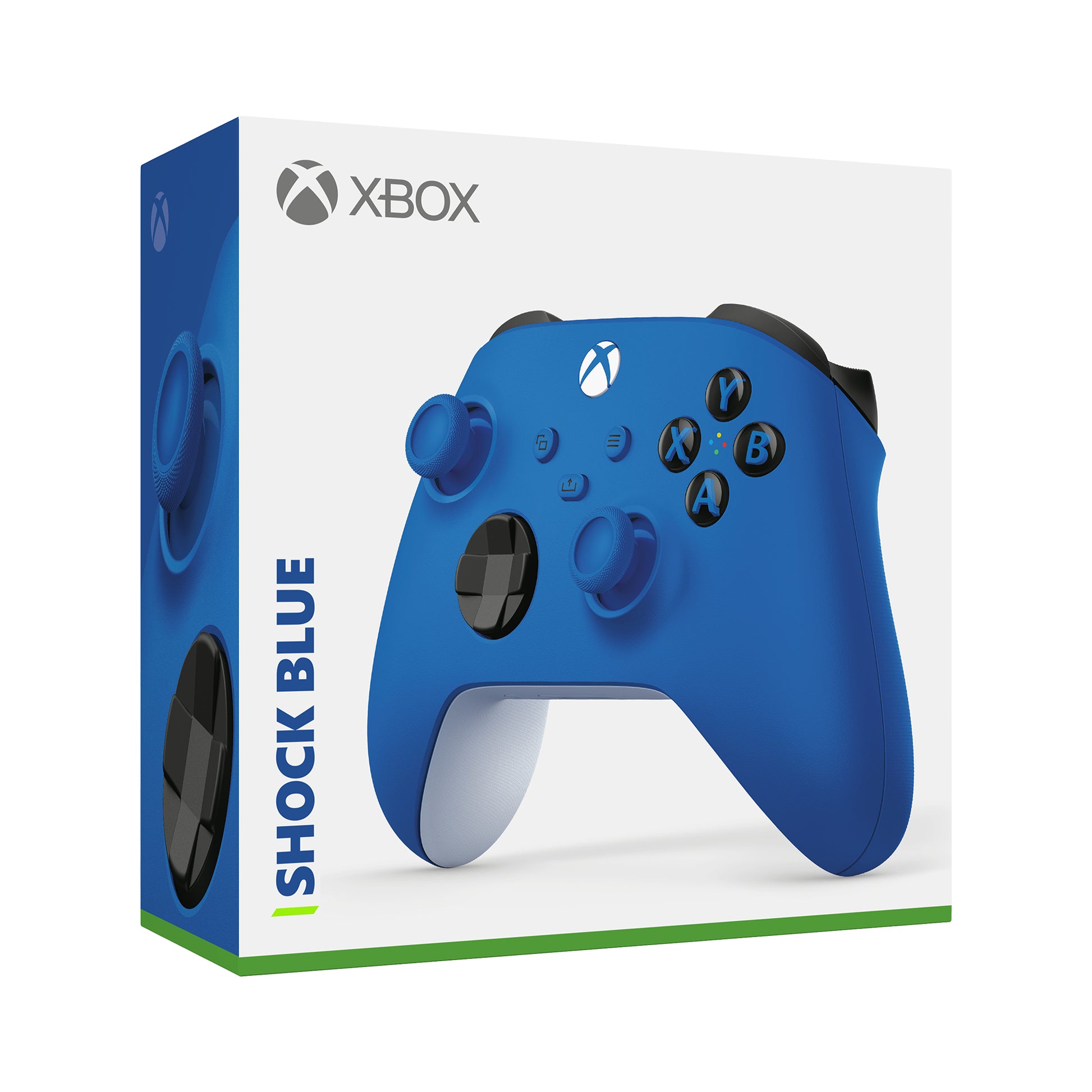 Microsoft Xbox Wireless Controller – Gamepad – USB + Bluetooth, Reflex-Vibration, für Xbox, PC & Android, Blau
