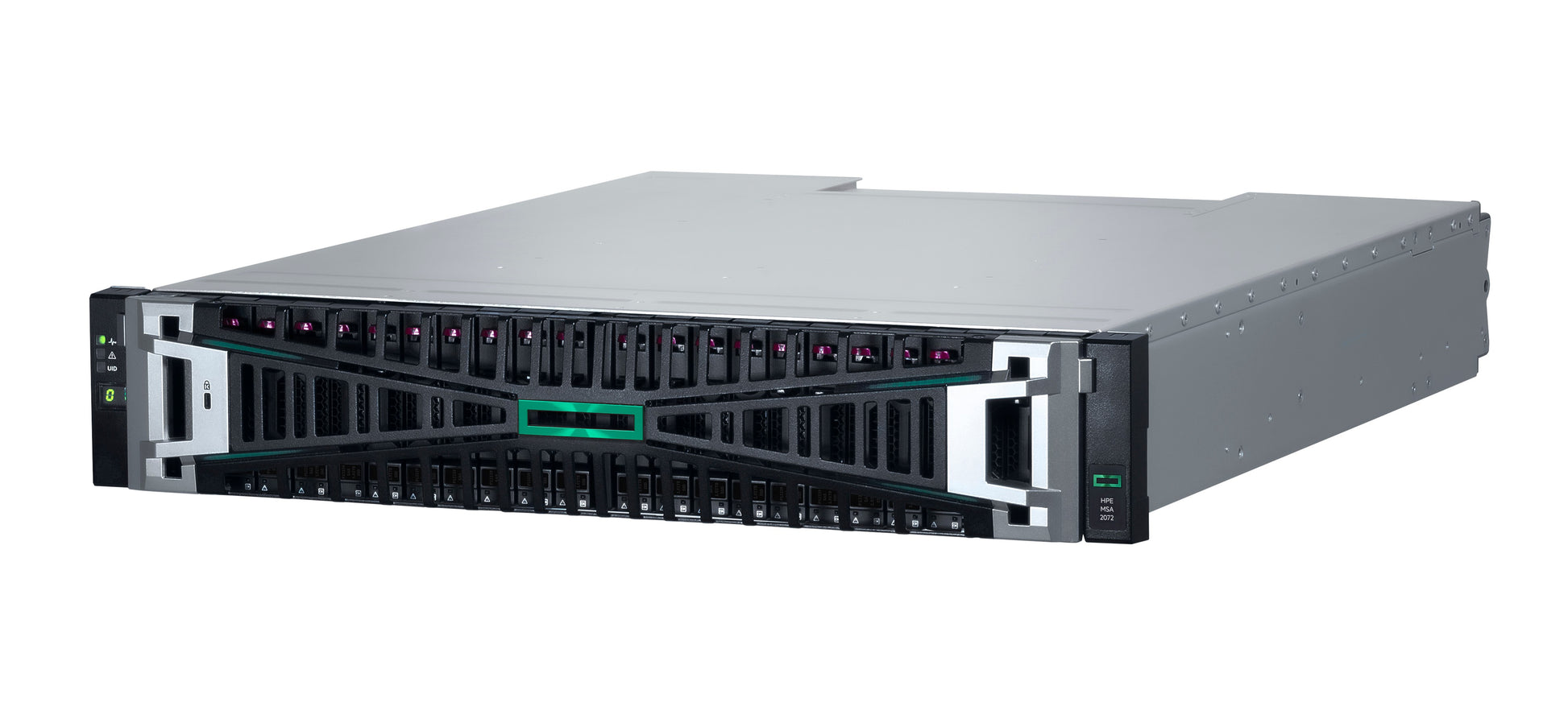 HPE MSA 2072 – 12-Bay Rack 2U SAN – 25GbE, für 2,5" SSD, SAS