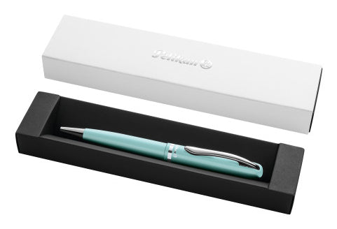 Pelikan Jazz Pastel K36 Kugelschreiber – Blau, Mint, Druck, dokumentenecht, nachfüllbar