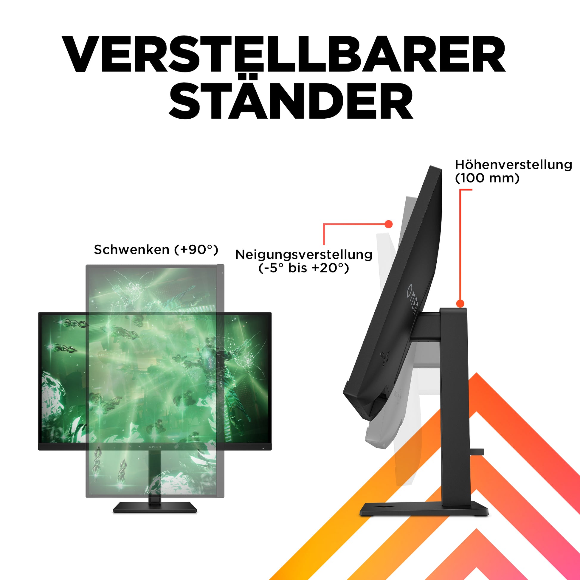 HP OMEN 27Q – Monitor, 27" 2560 × 1440 (WQHD), 165 Hz