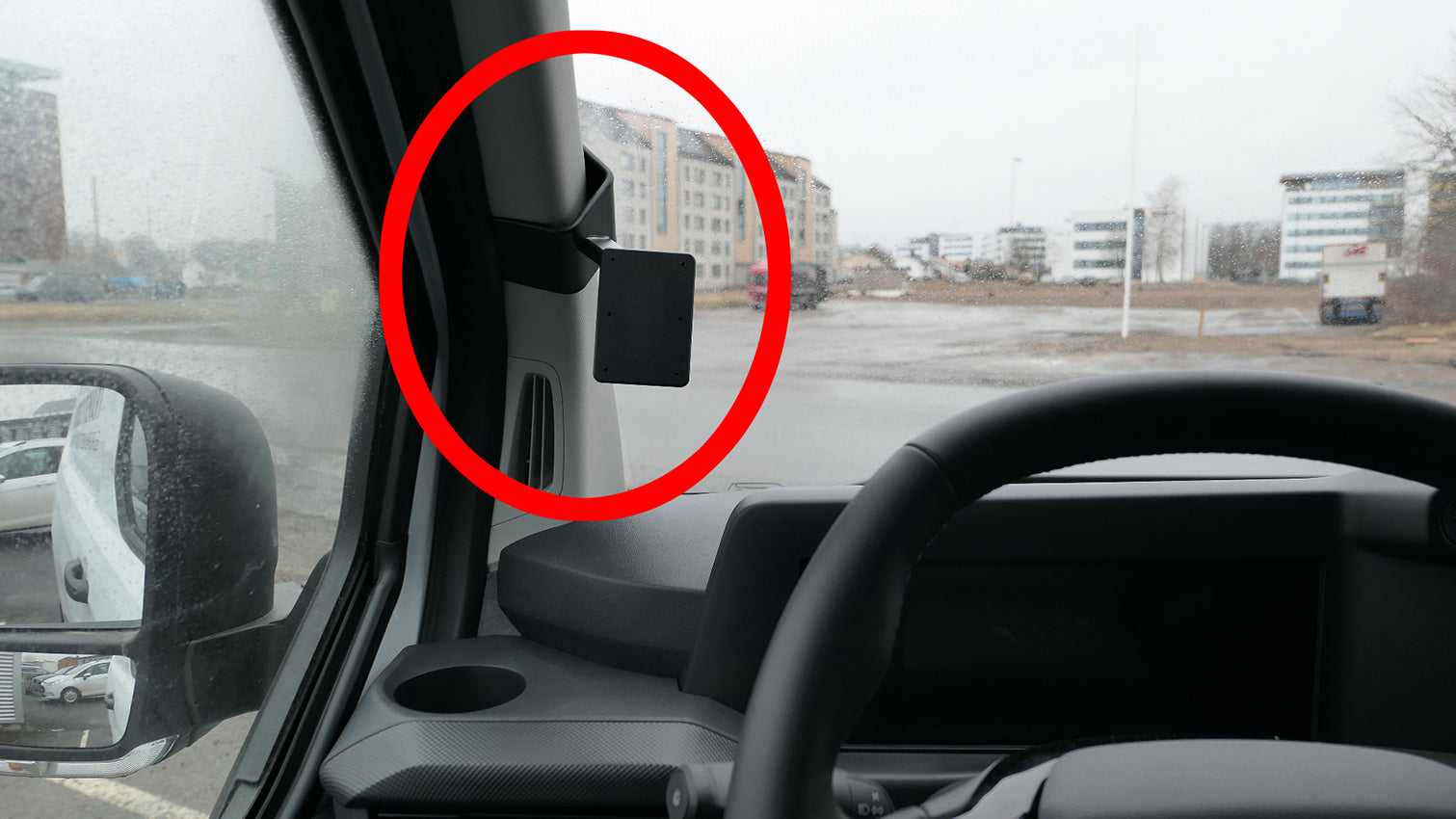 Brodit ProClip – Auto-Halterung – für Ford Transit Custom (2024–2025) – Schwarz