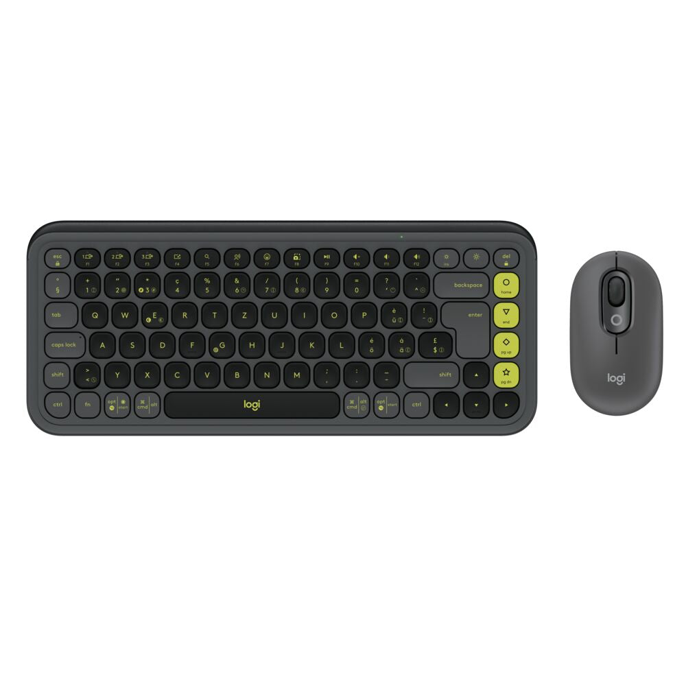 Logitech POP ICON COMBO – Tastatur, US-Layout (EN), Grau