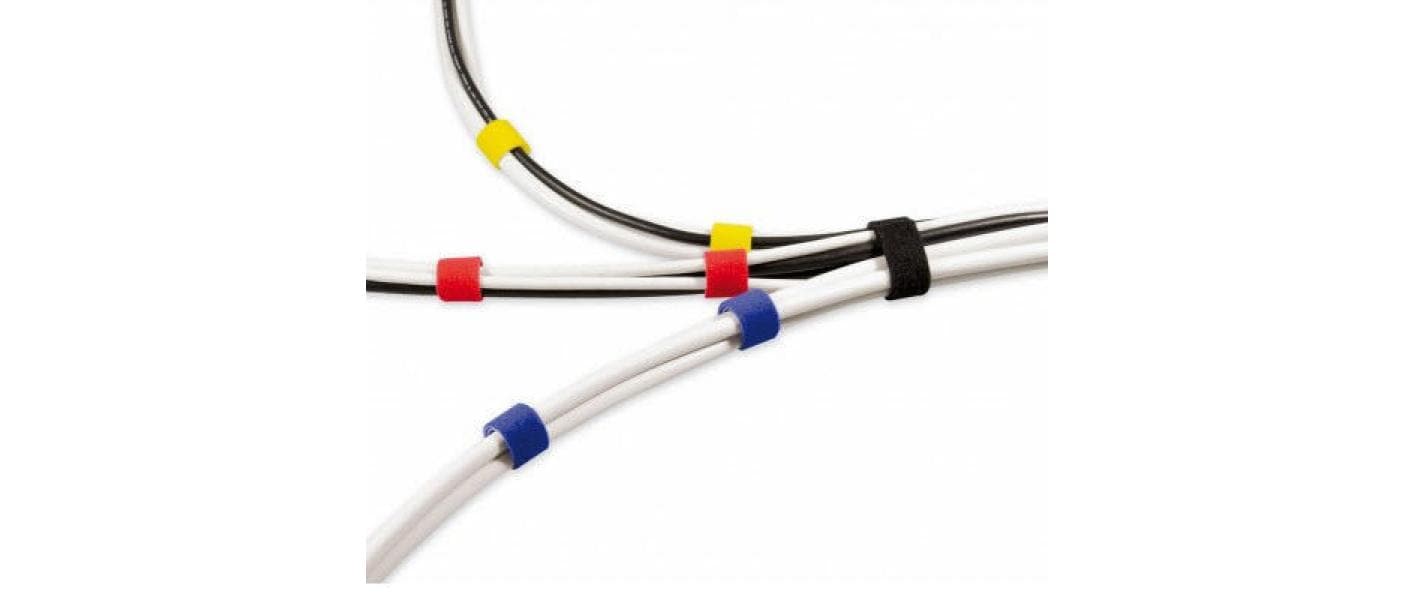 Label-the-cable Klettbandrolle, 16 mm × 1 m, 4 Stück