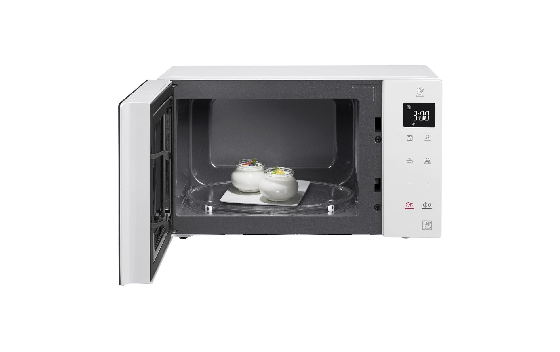 LG Solo-Mikrowelle MS23NECBW – 23 l, Inverter, 1000 W – weiss