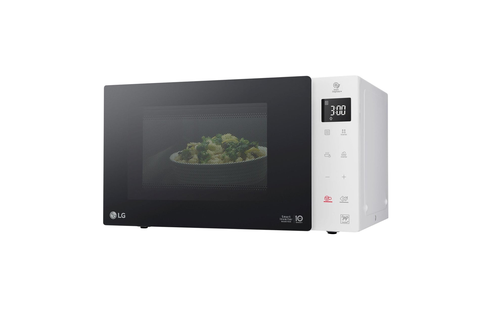 LG Solo-Mikrowelle MS23NECBW – 23 l, Inverter, 1000 W – weiss