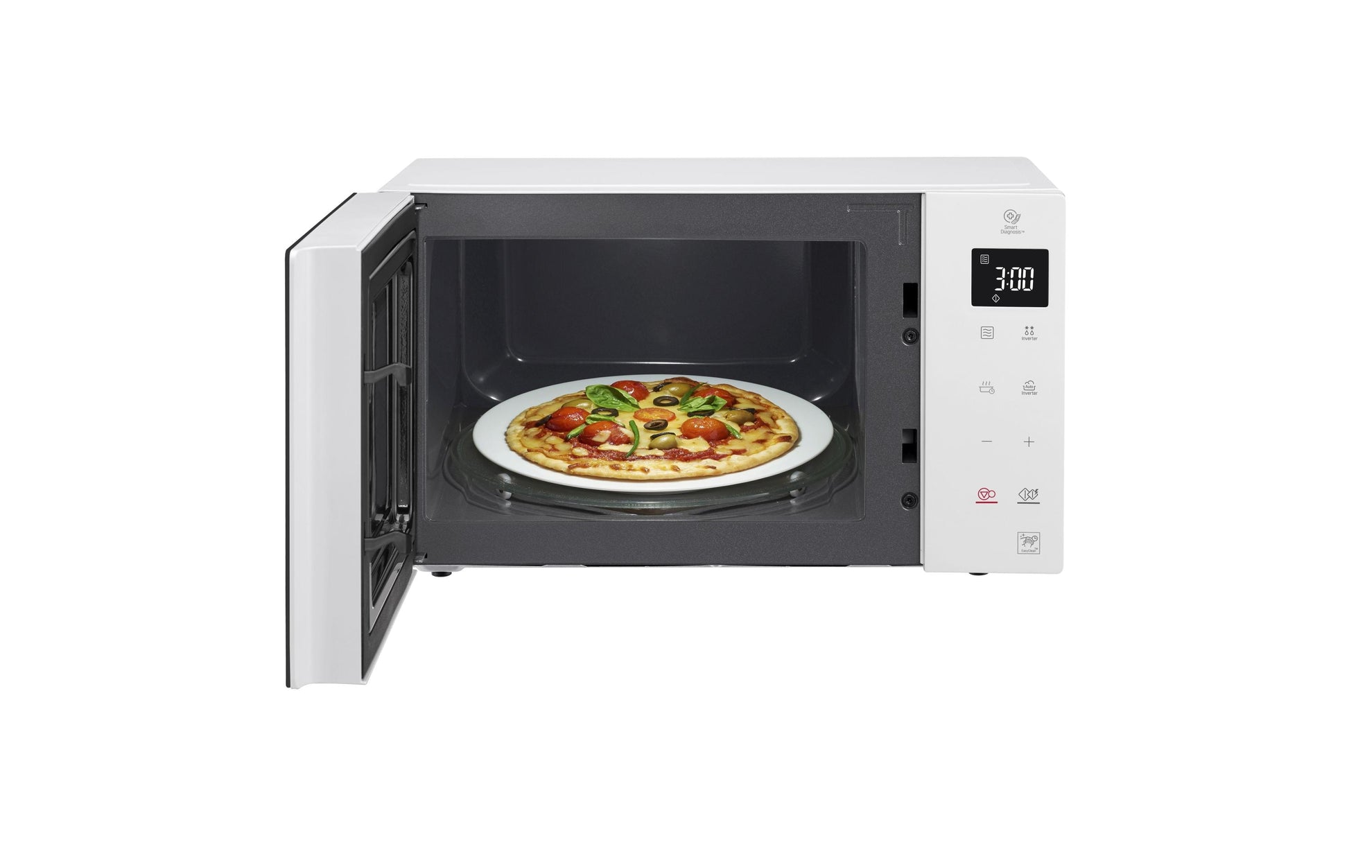 LG Solo-Mikrowelle MS23NECBW – 23 l, Inverter, 1000 W – weiss