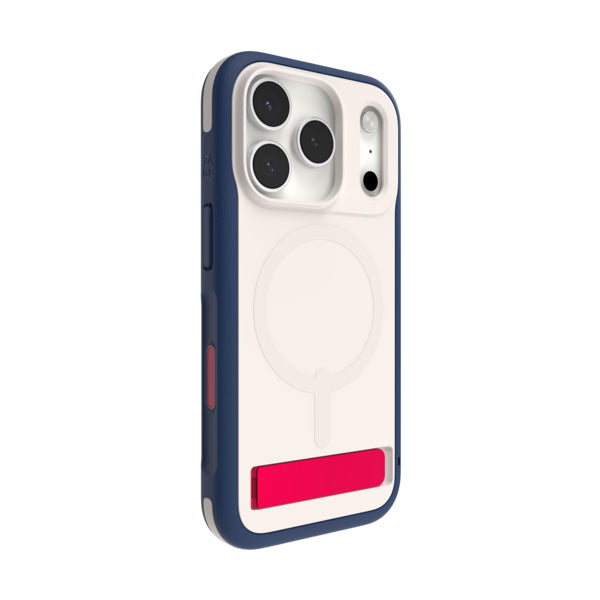ZAGG Sedona Snap Backcover – für Apple iPhone 17 Pro, Graphen, Blau/Weiss/Rot, bis 4 m Sturzsicher