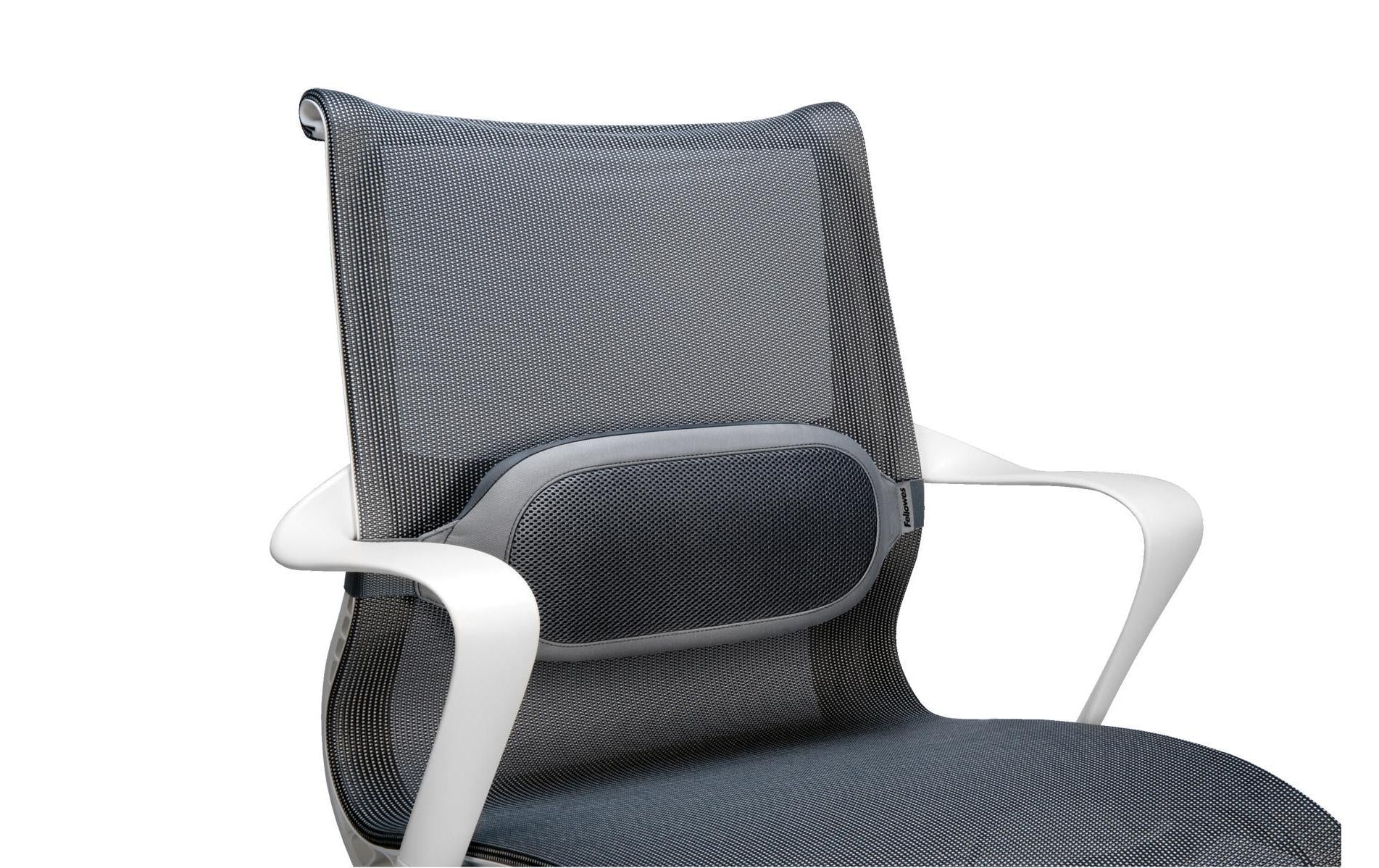 Fellowes Kissen – 35 × 19 × 6,5 cm – Textil, grau