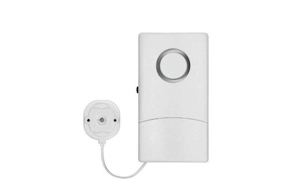 Pentatech WA03 – Wassermelder, Batteriebetrieben (9V), 98 dB – Weiss
