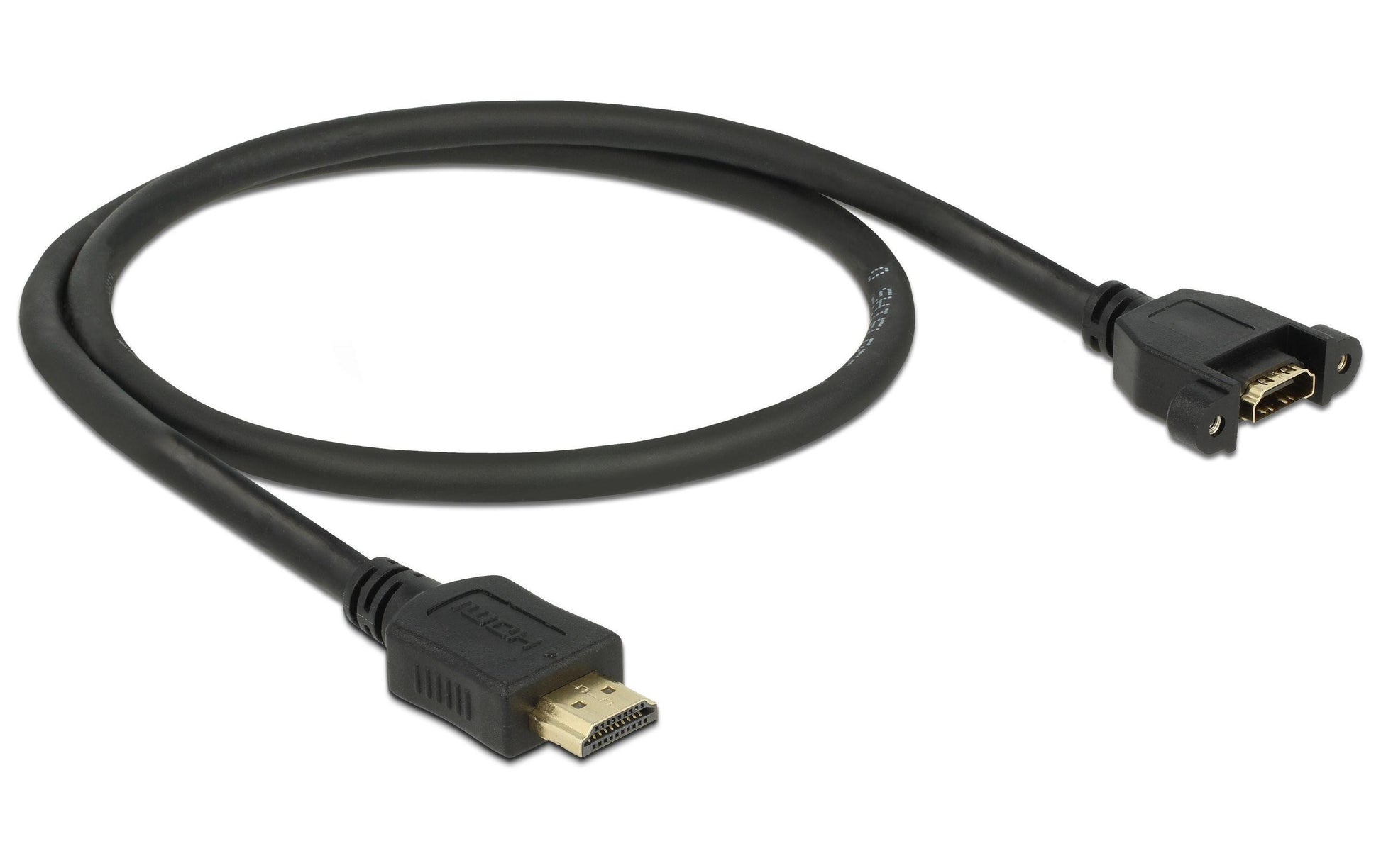 DeLOCK HDMI Verlängerungskabel HDMI 1.4 4K 30 Hz – 0,5 m – Ethernet