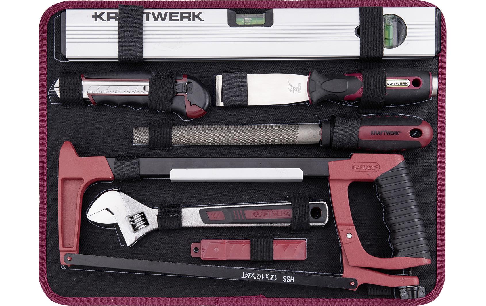Kraftwerk – Werkzeugkoffer – 185-teilig, Aluminium
