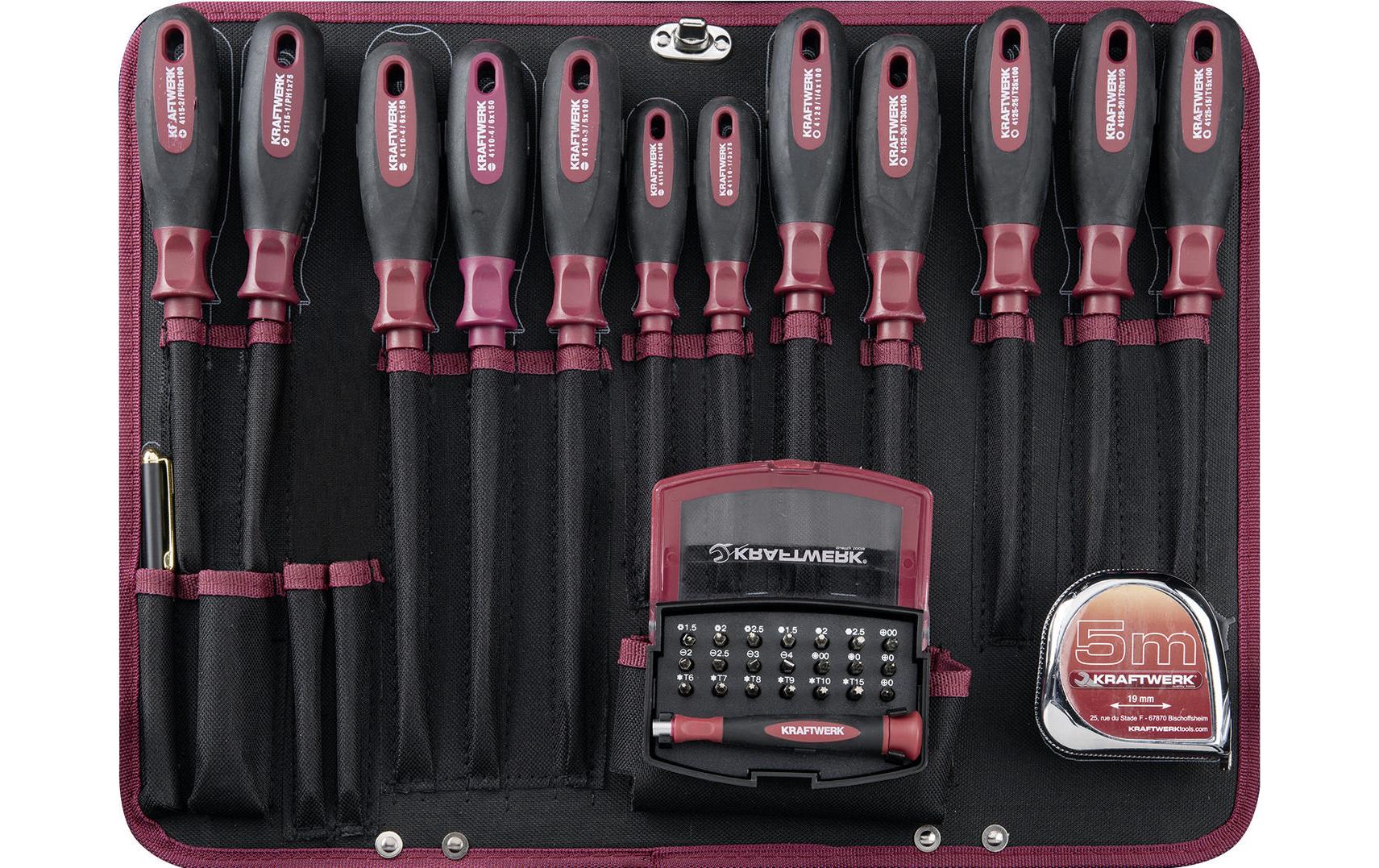 Kraftwerk – Werkzeugkoffer – 185-teilig, Aluminium