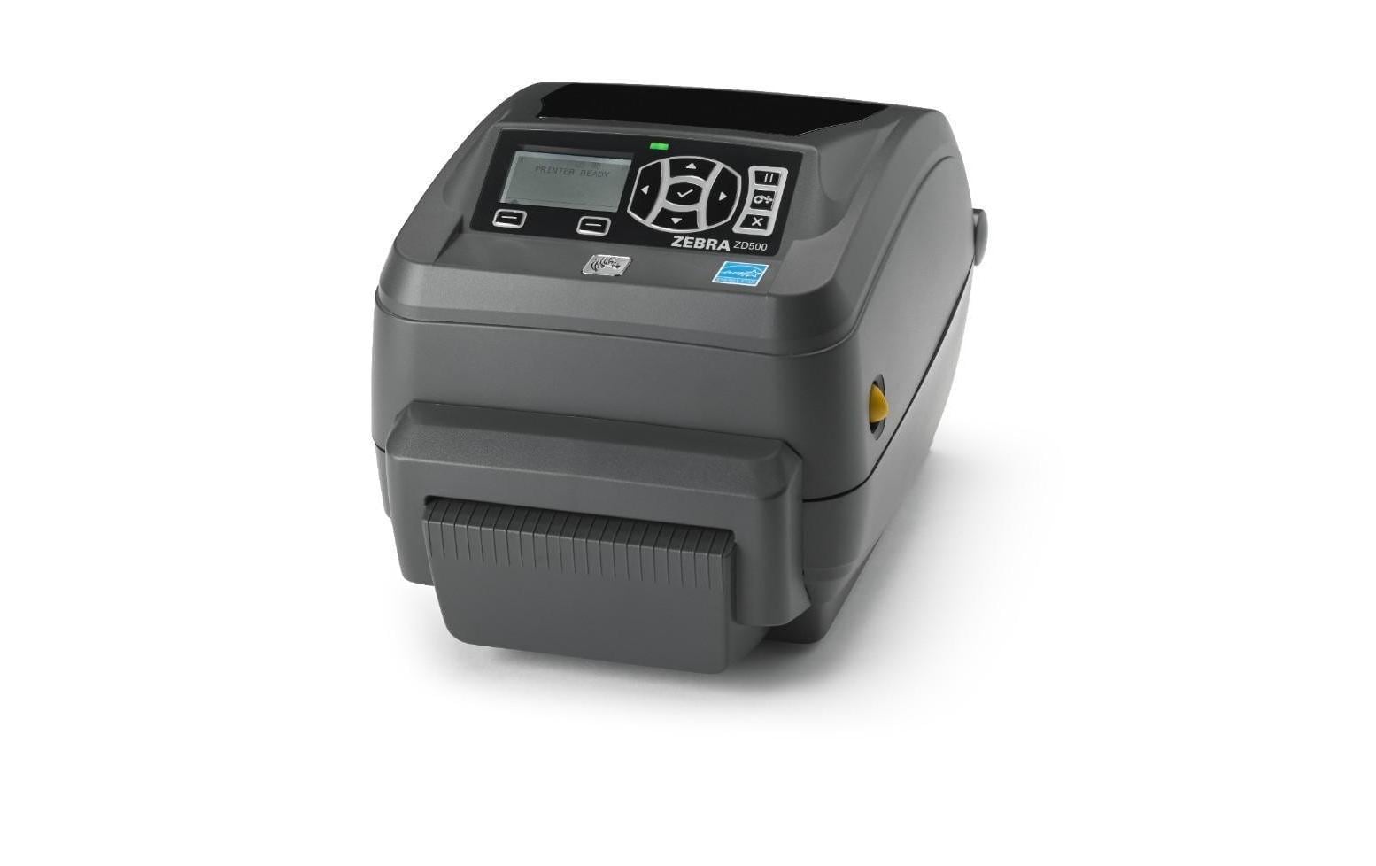 Zebra ZD500 – Etikettendrucker, Thermotransfer, bis 104 mm, Dispenser, USB, LAN, RS-232, 300 dpi