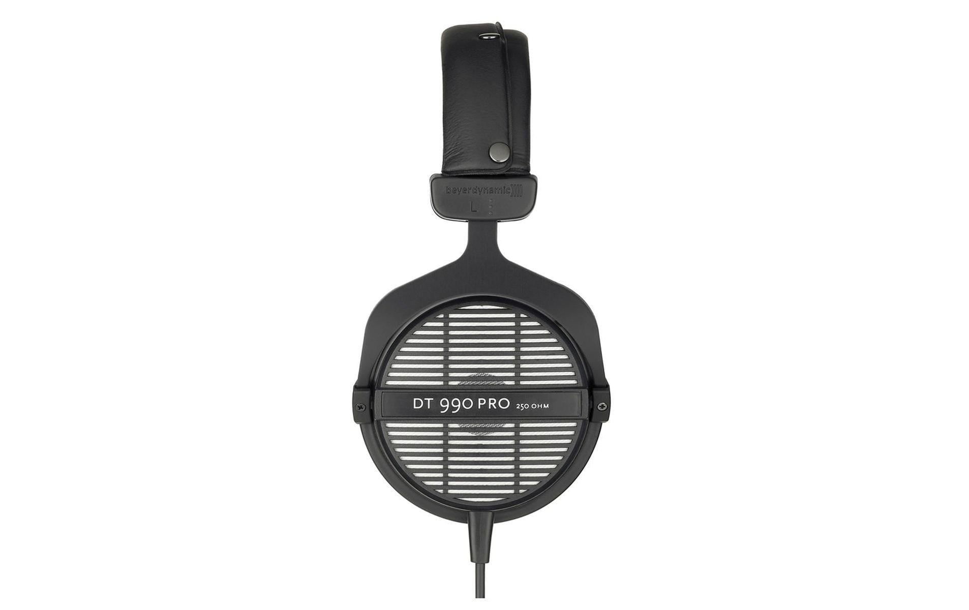 Beyerdynamic DT 990 Pro (250 Ω) – Over-Ear Studiokopfhörer – offen, 3 m – Silber/Schwarz