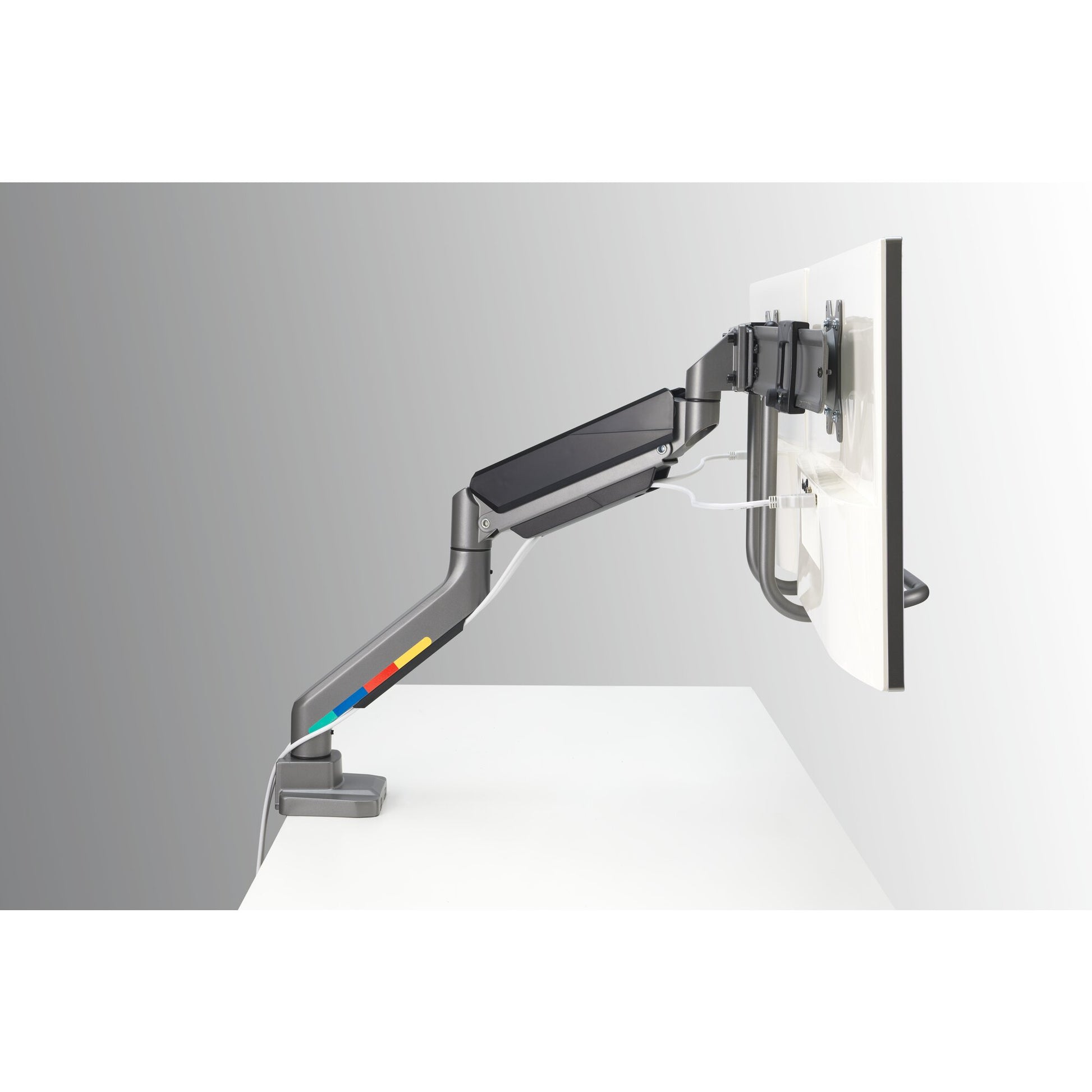 Kensington Monitorarm, Dual, Gasfeder, Querstange, Griff