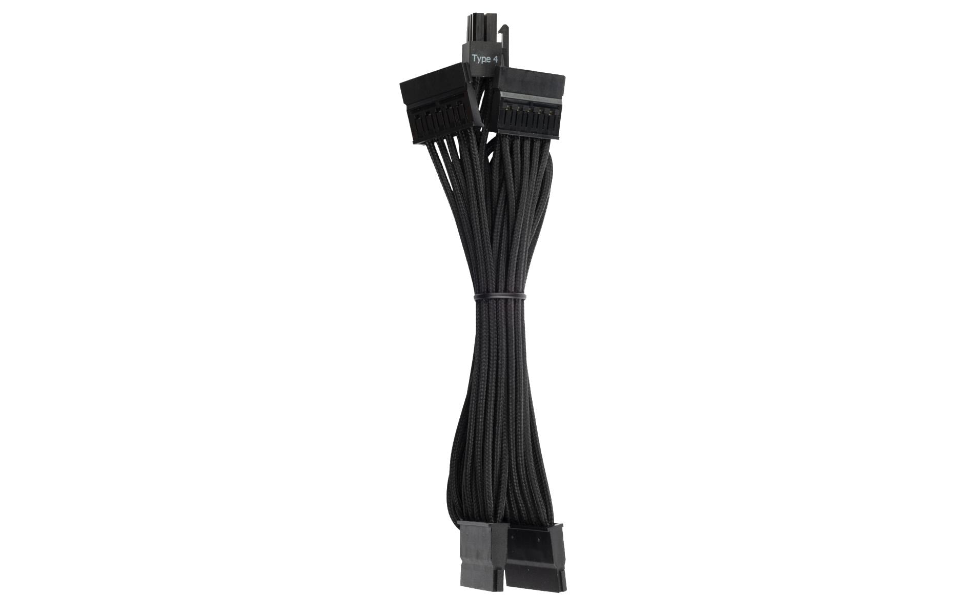 Corsair CP-8920222 DC Stromkabel – Schwarz, für Corsair HX- und RM-Netzteile