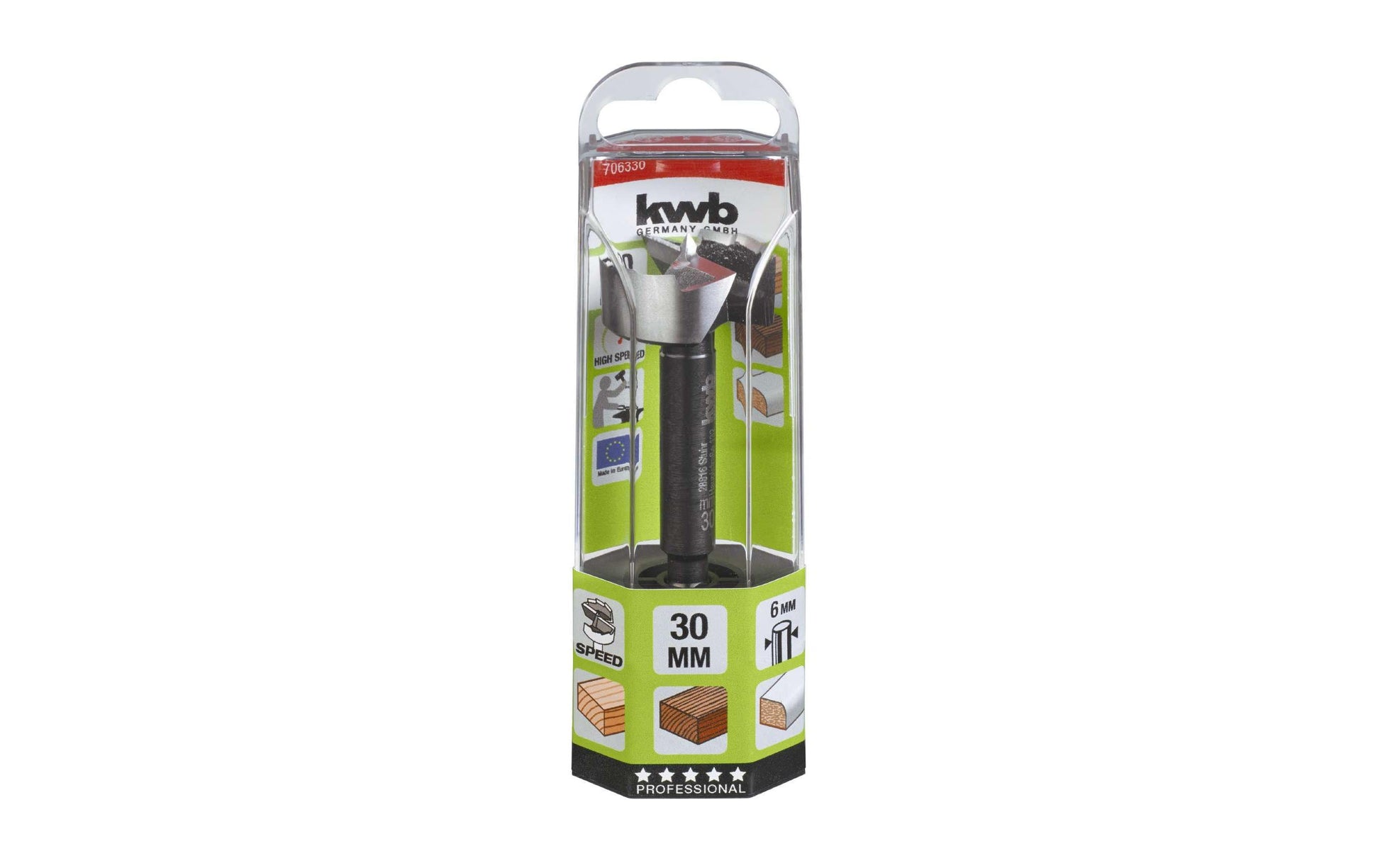 kwb Forstnerbohrer, 30 mm, grau