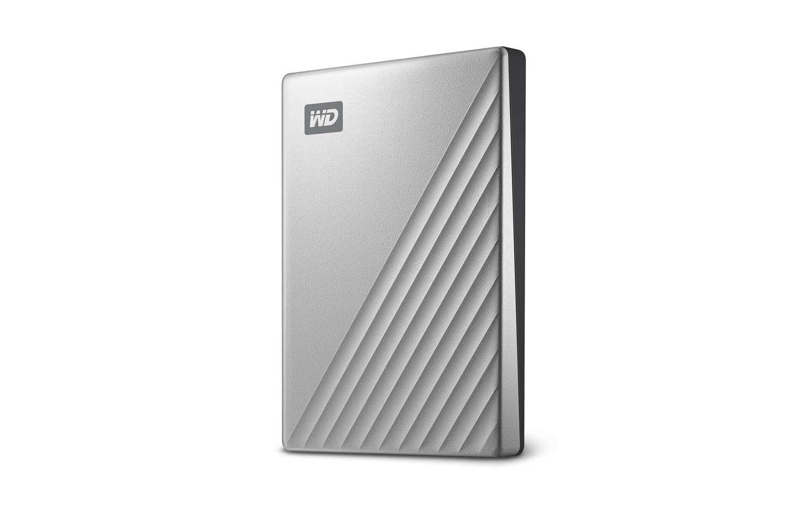 Western Digital My Passport Ultra Speichergerät – 2 TB, USB 3.0, Silber