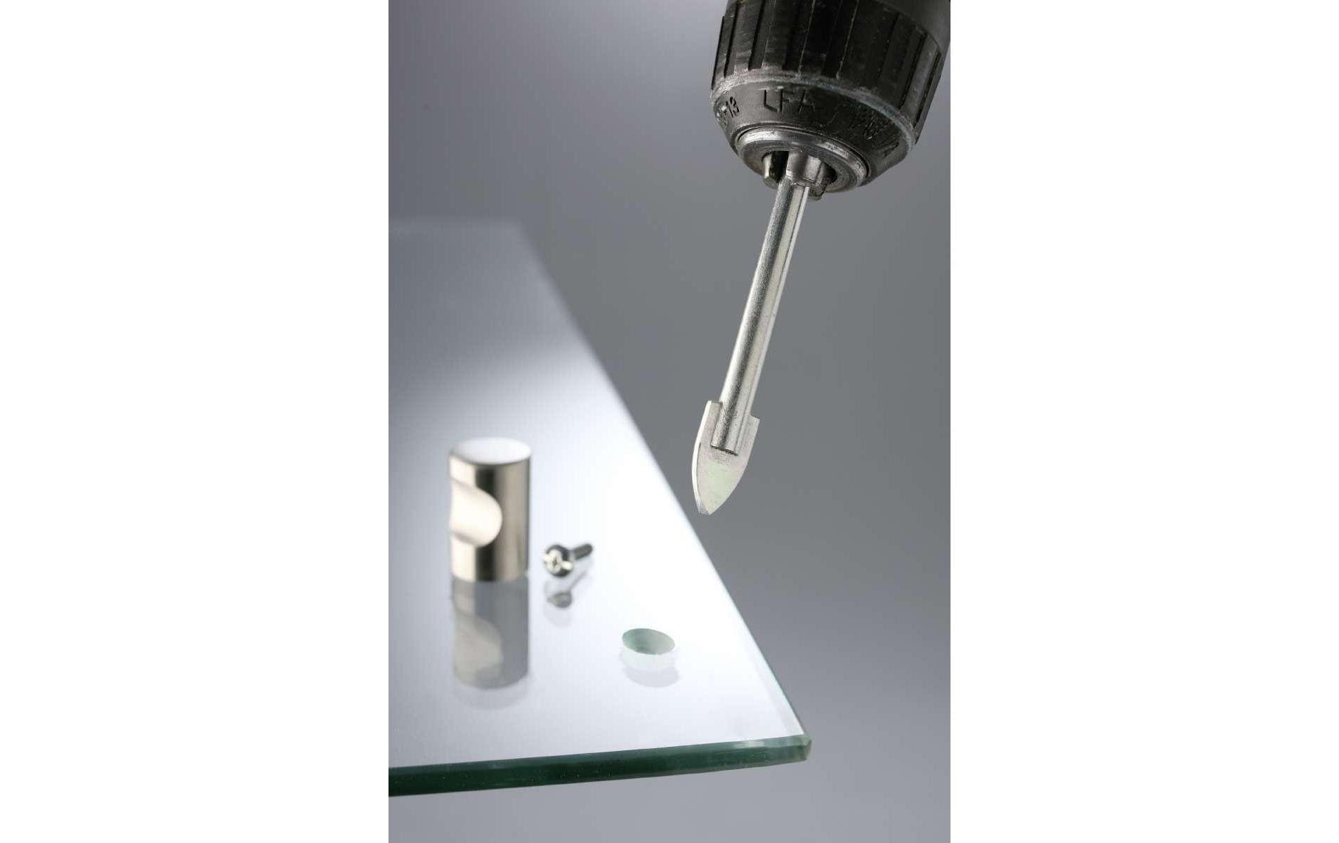 kwb Glasbohrer-Set 4/5/6/8/10 mm Zylinderschaft – für Glas, Fliesen – 5-teilig