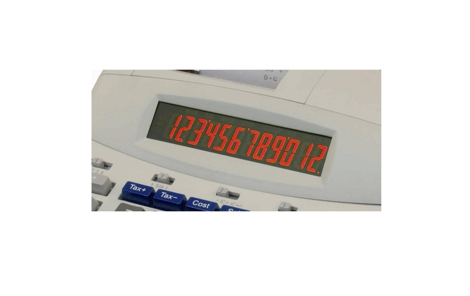 Olympia Tischrechner, druckend CPD 512 – 12-stellig, 2-farbig, 0,06 Zeilen/s, LCD, Steuer