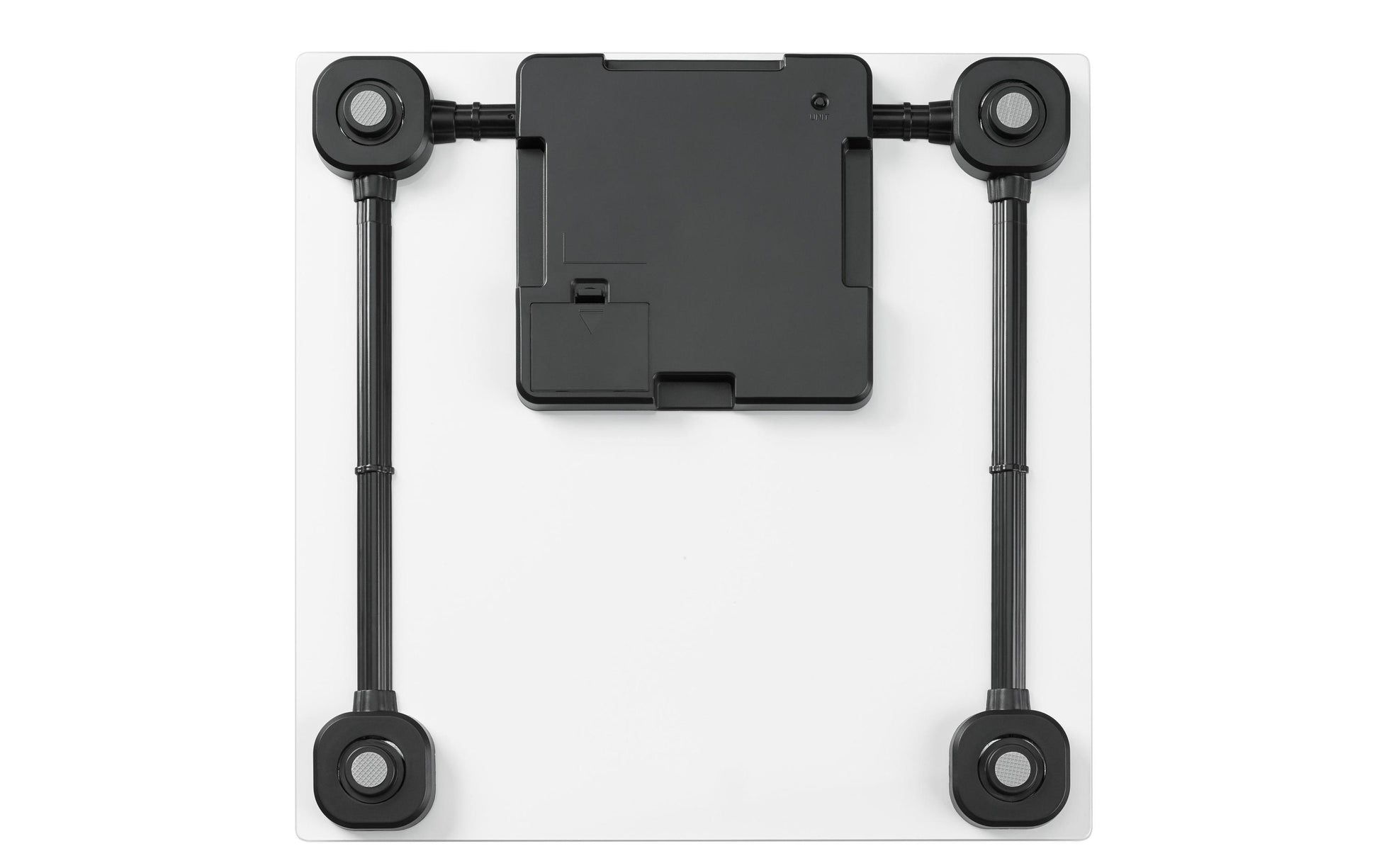 Medisana Personenwaage PS 470 – 34×34×2,5 cm, Glas, 250 kg, Weiss