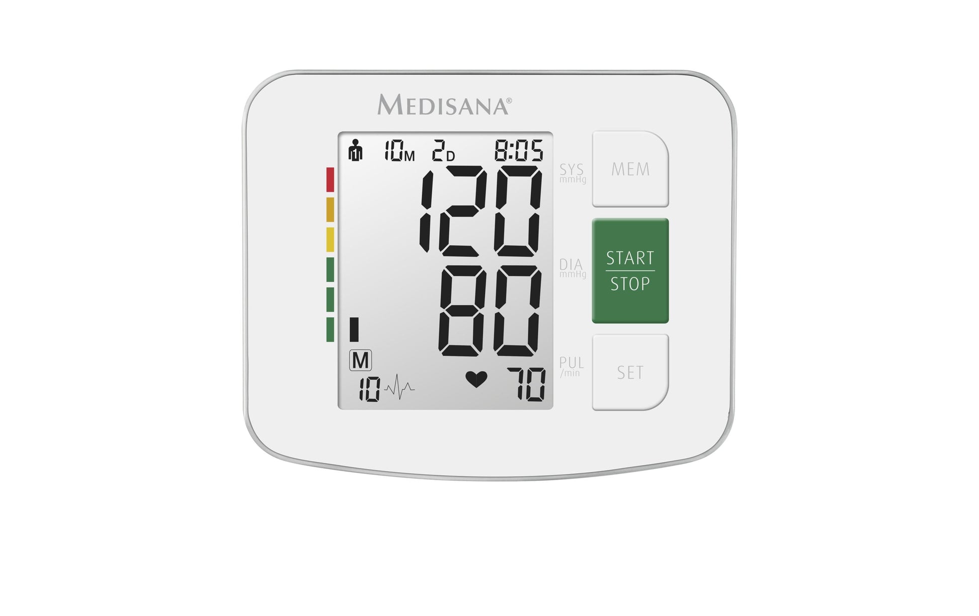 Medisana Blutdruckmessgerät BU 512 – Oberarm, automatisch – Arrhythmie-Erkennung, 180 Speicherplätze