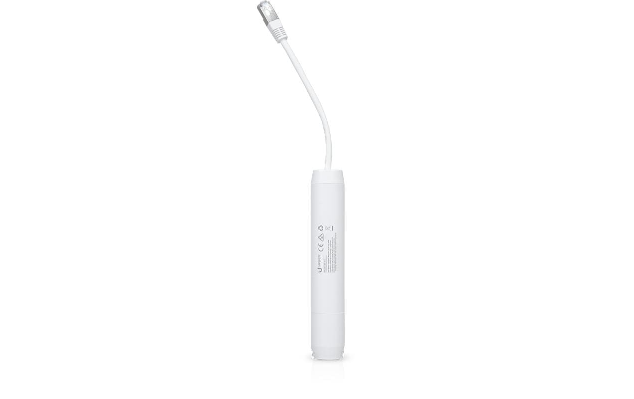 Ubiquiti INS-3AF-O-G PoE-Outdoor-Adapter – Gigabit Ethernet, 2× RJ-45, IEEE 802.3af, 15 kV Überspannungsschutz