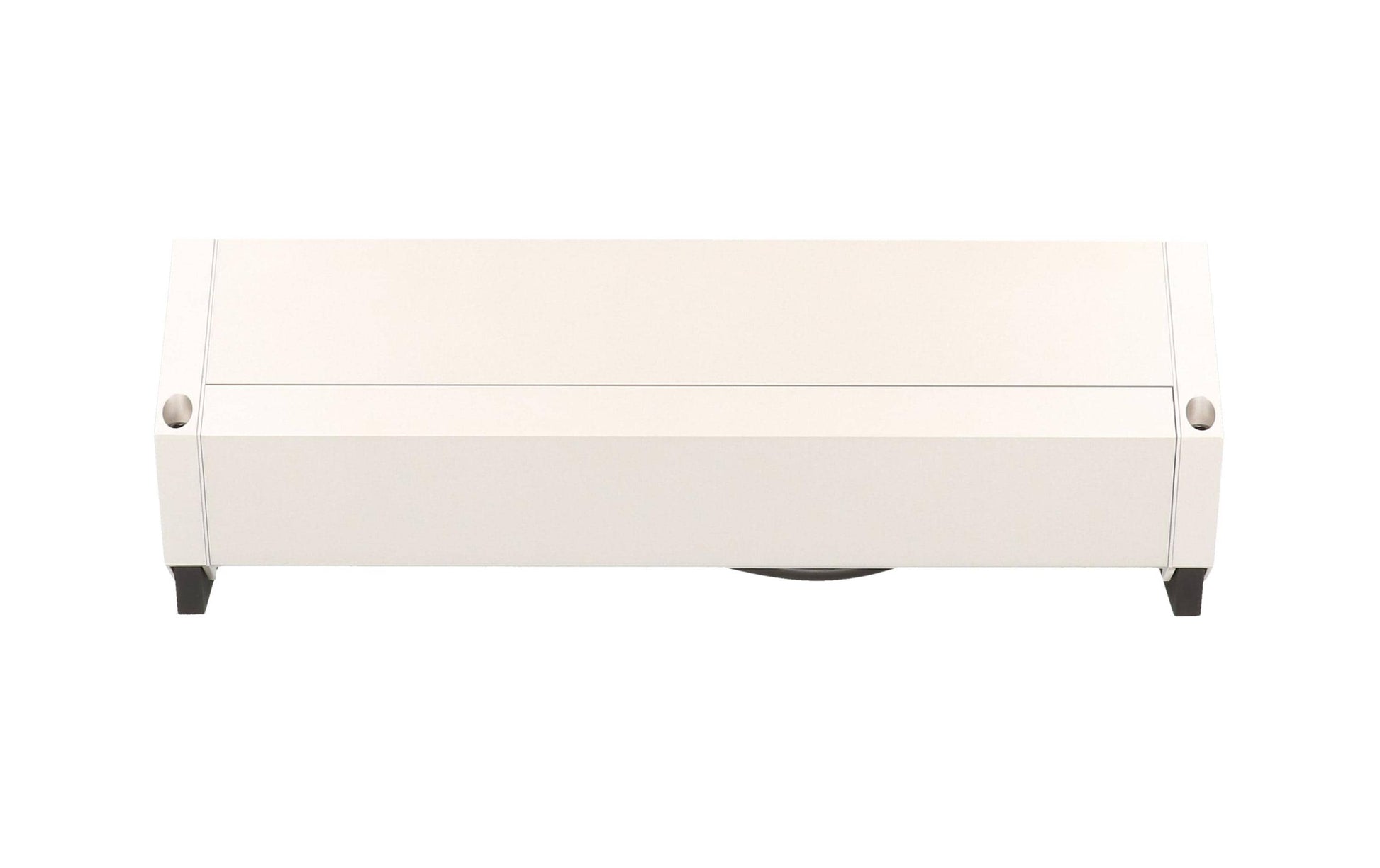Bachmann DESK 2 Tischsteckdosenleiste, 3×T13, 0,2 m, 2×Leerplatz für Custommodul, ohne Schalter – silber
