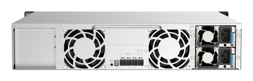 QNAP TL-R1220SEP-RP – 12-Bay Rack 2U HDD/SSD-Gehäuse – für 2,5"/3,5" HDD/SSD, SAS/SATA