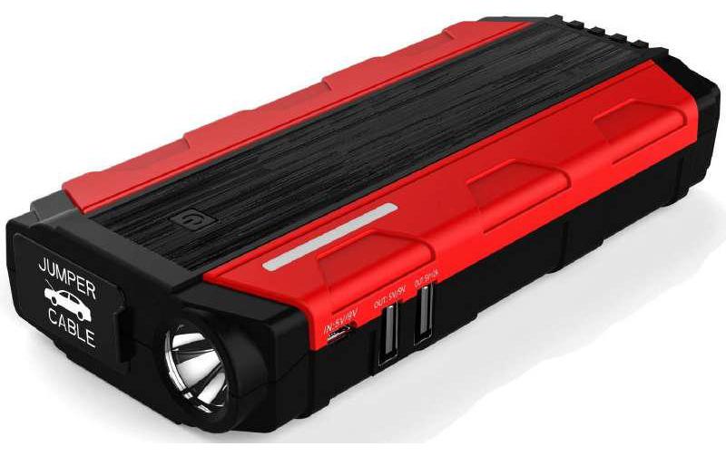 Einhell automotive Einhell Starterbooster CE-JS 8 – Mini – für 12 V – Startstrom 200 A, LED-Taschenlampe, 2× USB