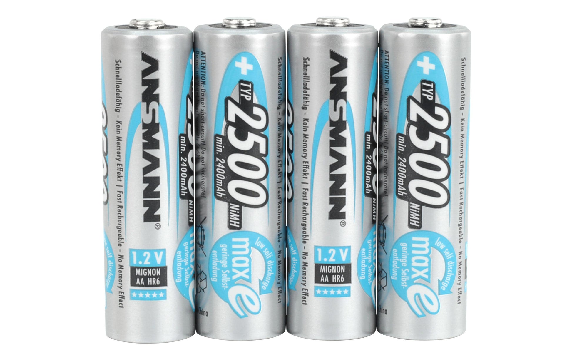 Ansmann maxE+ Akku 2500 mAh Ni‑MH