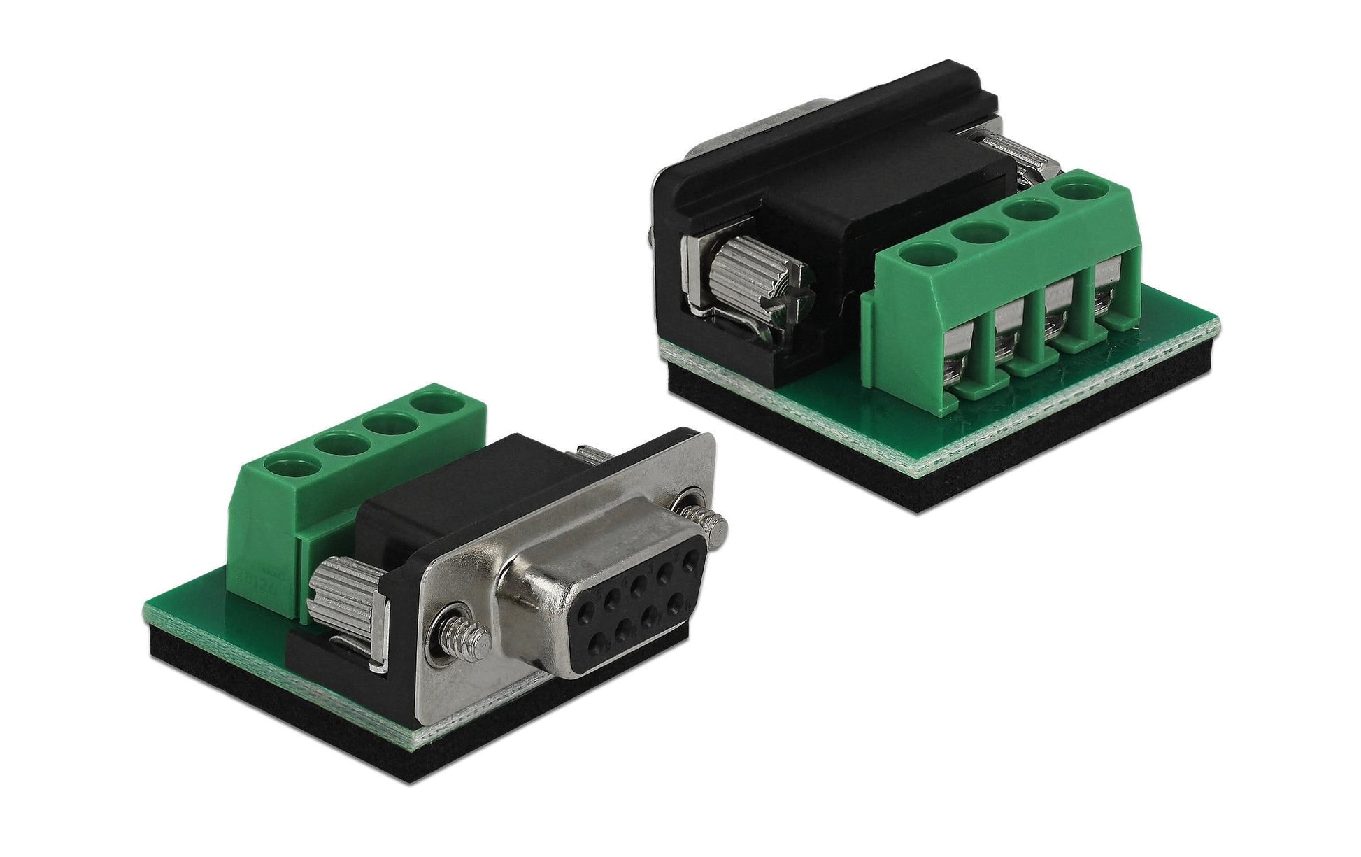 DeLOCK 62919 Konverter RS-232 (DB9) zu RS-485 – 115200 bit/s, 4-Pin Terminal, ESD-Schutz 15 kV, Plug & Play
