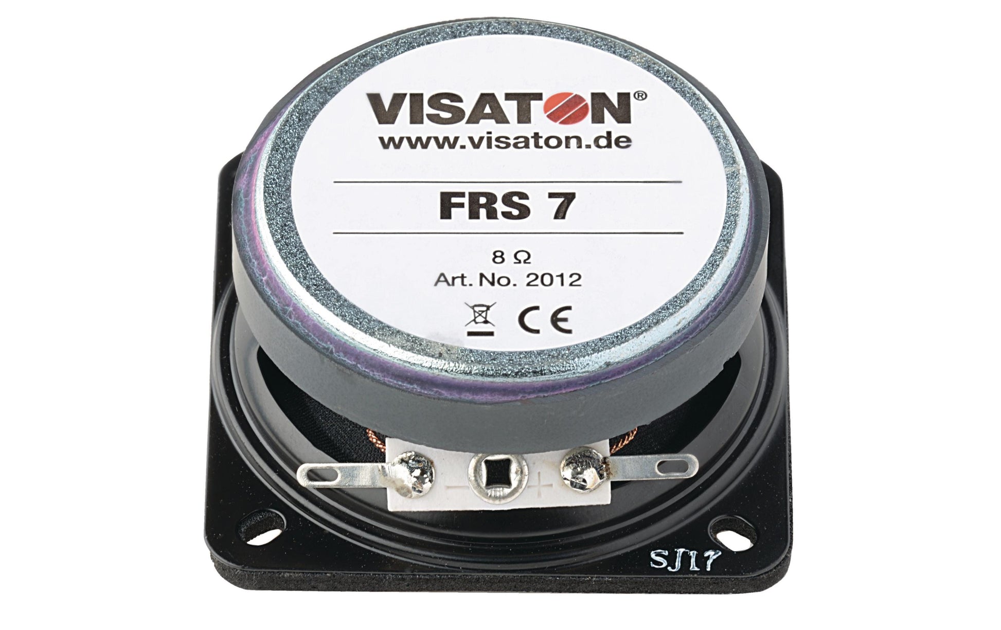 Visaton FRS 7 S – Breitbandlautsprecher, Ø 2,5", 8 W, 8 Ω, Schwarz