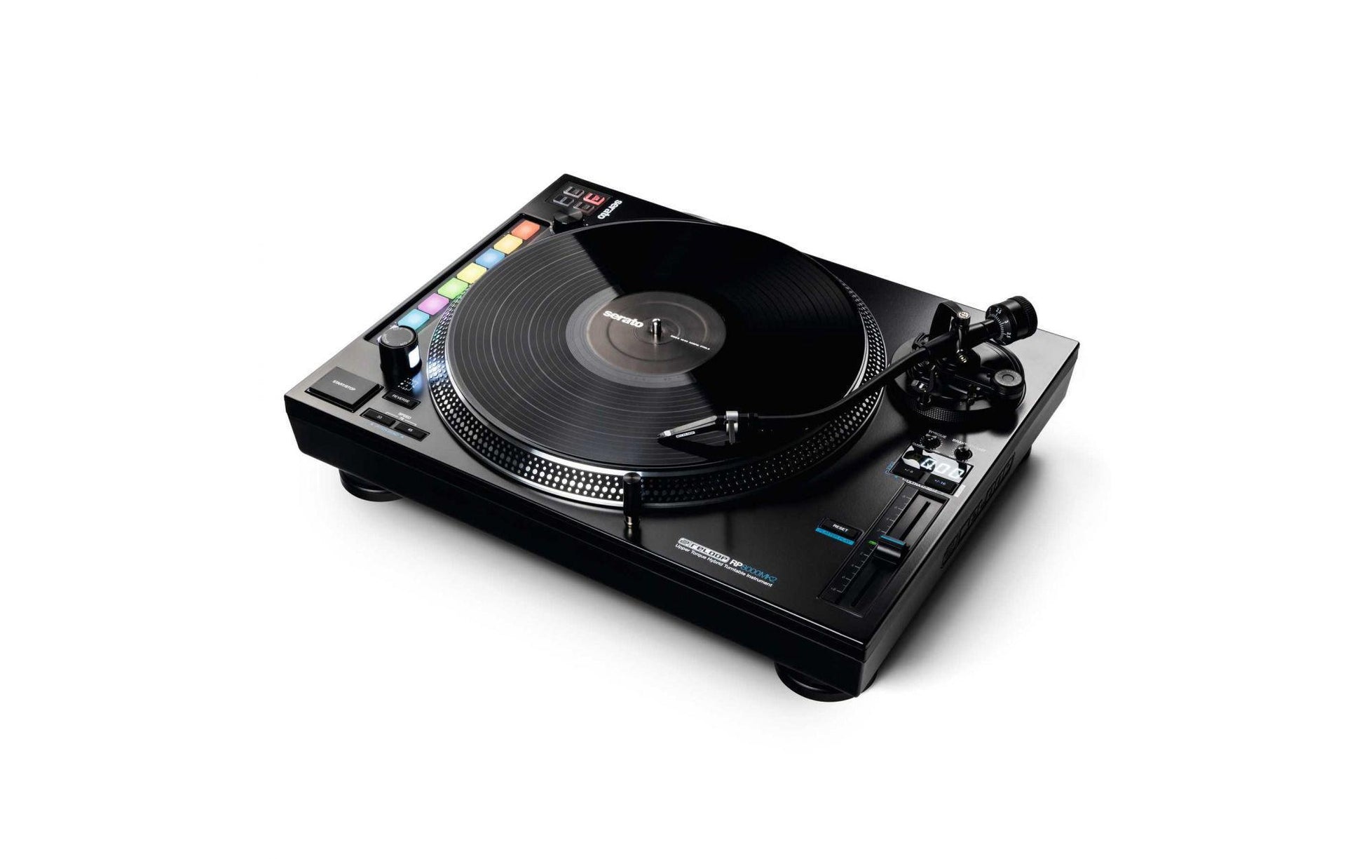 Reloop RP-8000 MKII – Plattenspieler (Direktantrieb, manuell), Phono-Vorverstärker, 33⅓/45/78 U/min – Schwarz