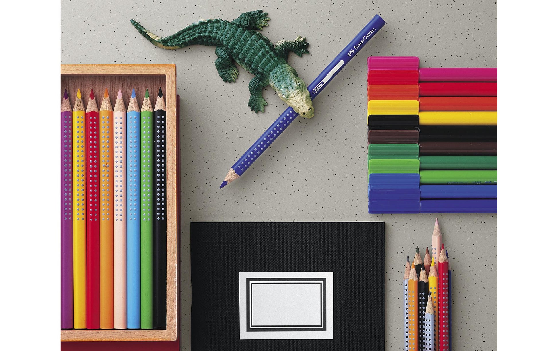 Faber-Castell Aquarellfarbstifte – 16 Farben, im Metalletui, Ø 5,3 mm, dreikantig, FSC
