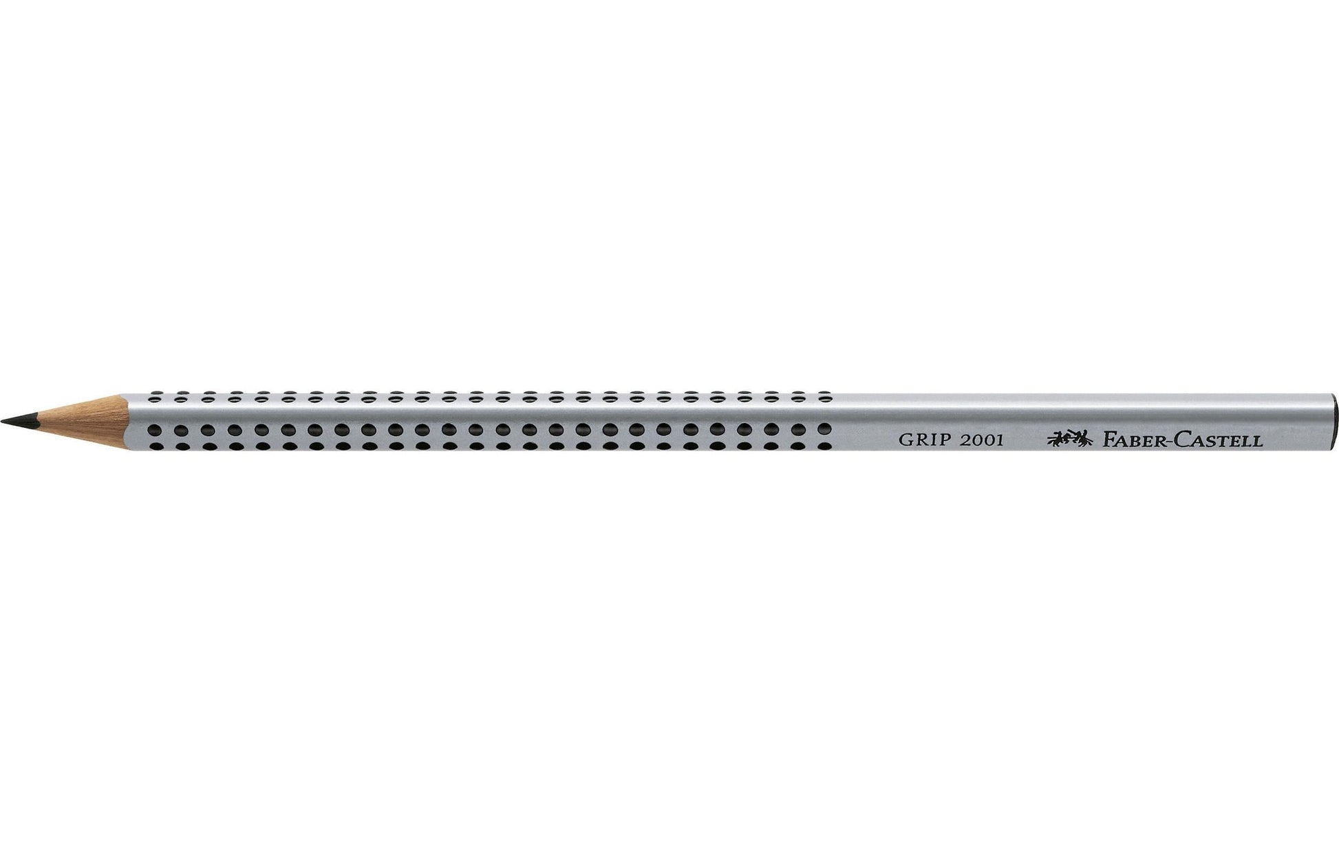Faber-Castell Grip 2001 Bleistift, Dreikant B Mine Ø 2 mm grau
