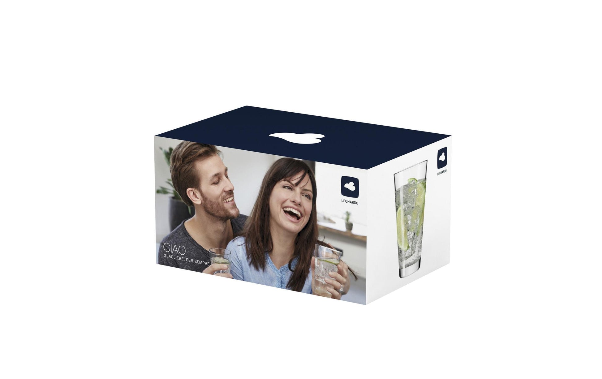 LEONARDO Trinkglas Ciao – 6er Set, 300 ml, Ø 8,0 cm, Kalk-Natron-Glas, Transparent, spülmaschinenfest