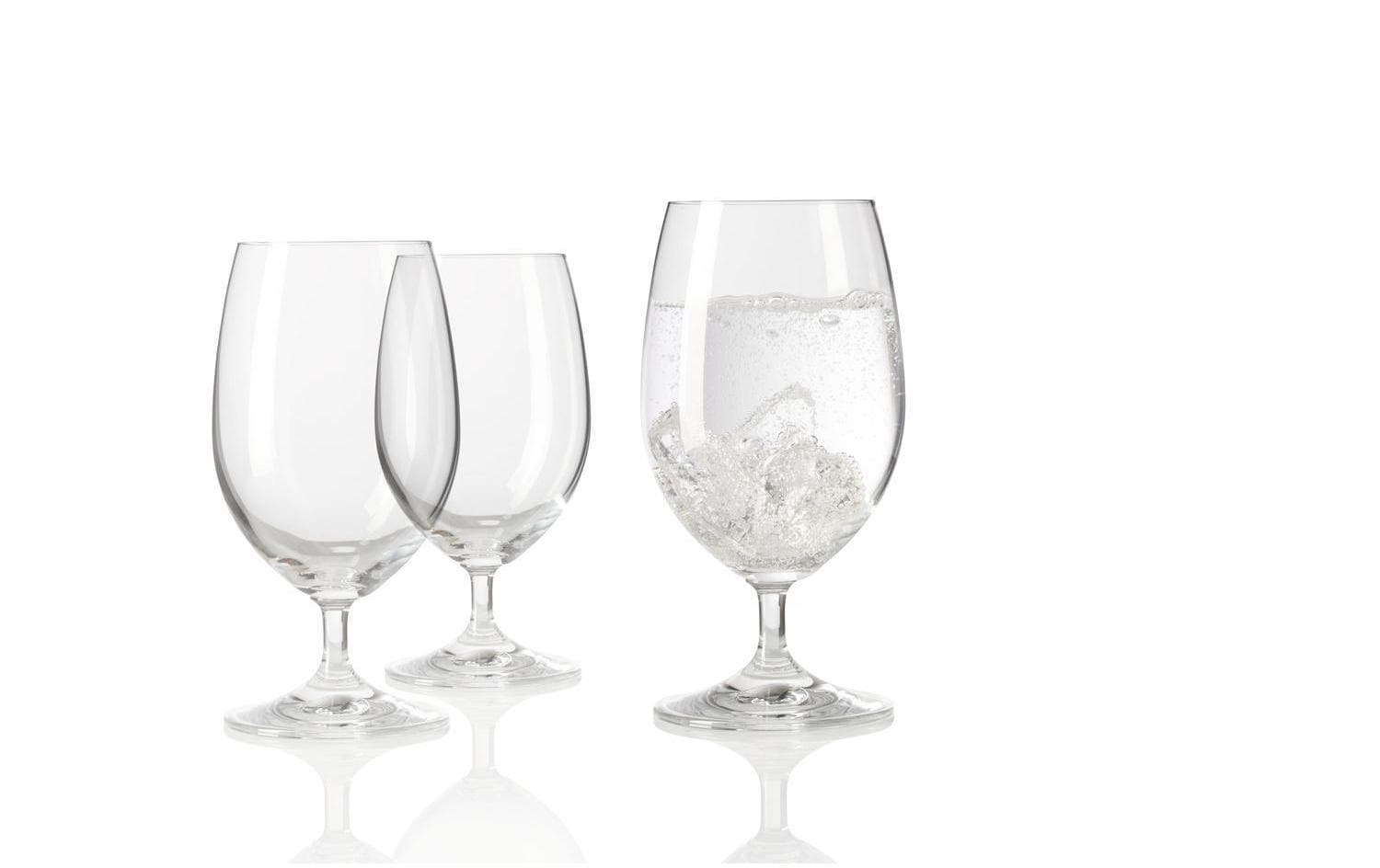 LEONARDO Trinkglas – 0,37 l, Kristallglas, Transparent, Spülmaschinenfest, 6 Stück
