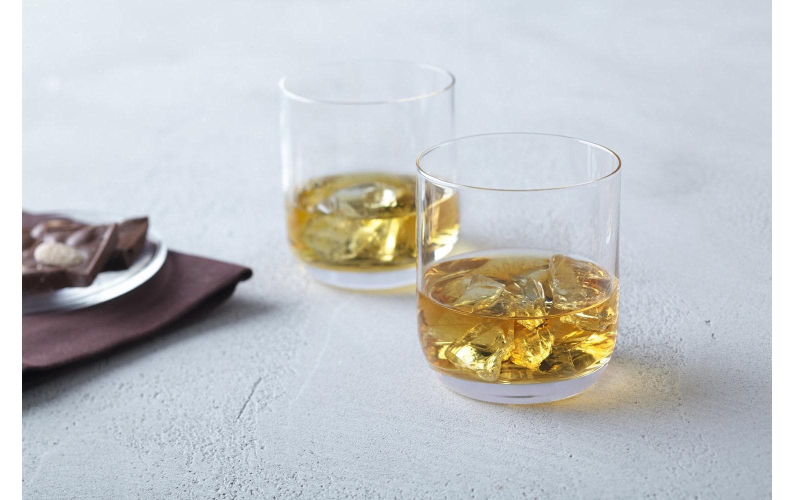 LEONARDO Whiskyglas – 6er Set, 320 ml, Ø 7,7 cm, Kristallglas, Transparent, spülmaschinenfest