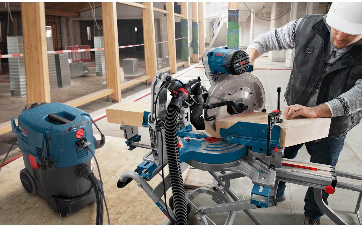Bosch Professionelle Absauganlage GAS 35 L SFC+ – 1380 W, 35 l, Netzbetrieb, Schlauch 3 m