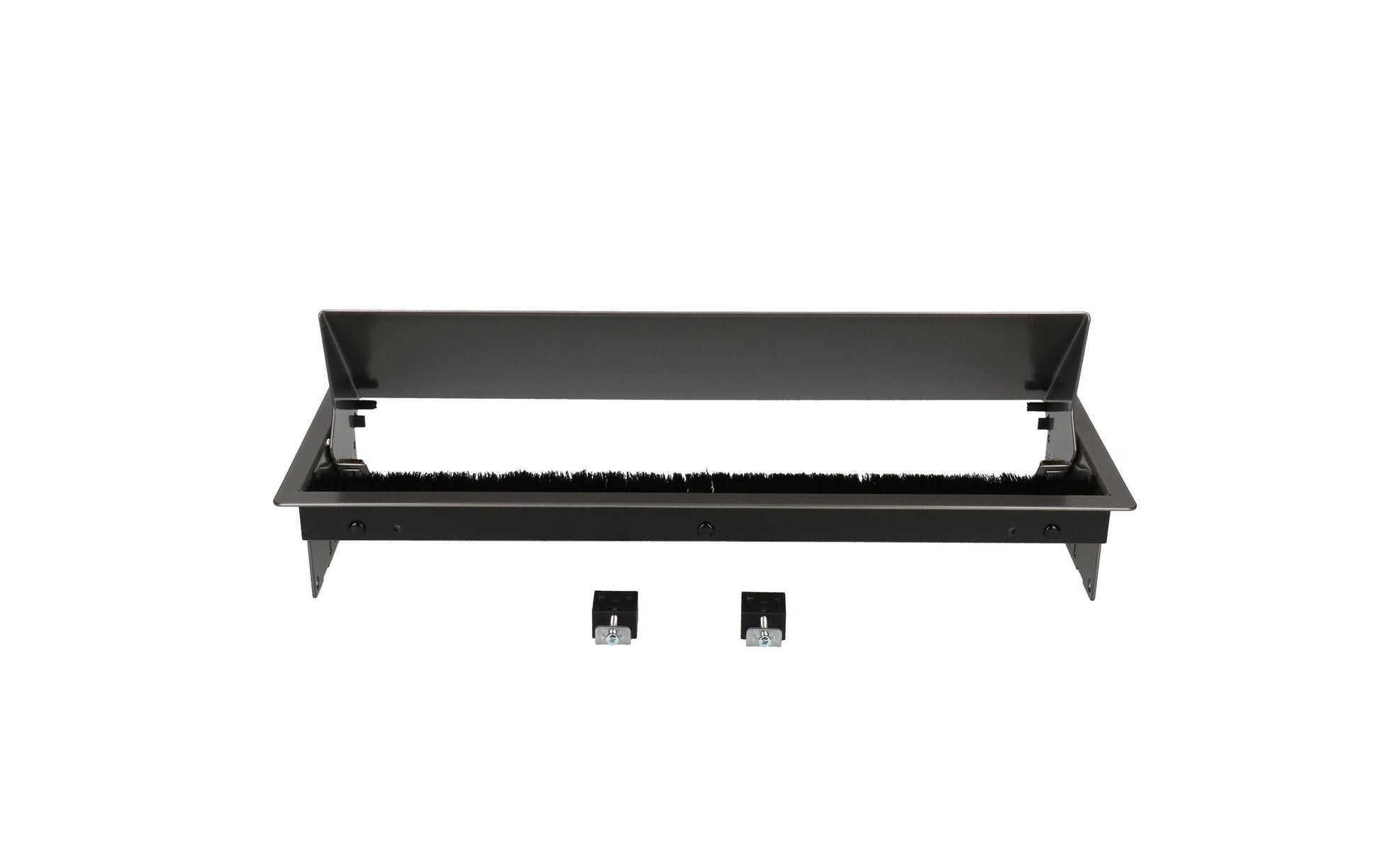 Bachmann CONI Einbaurahmen, Edelstahl, Einbau, 386,5×151×56 mm – Anthrazit