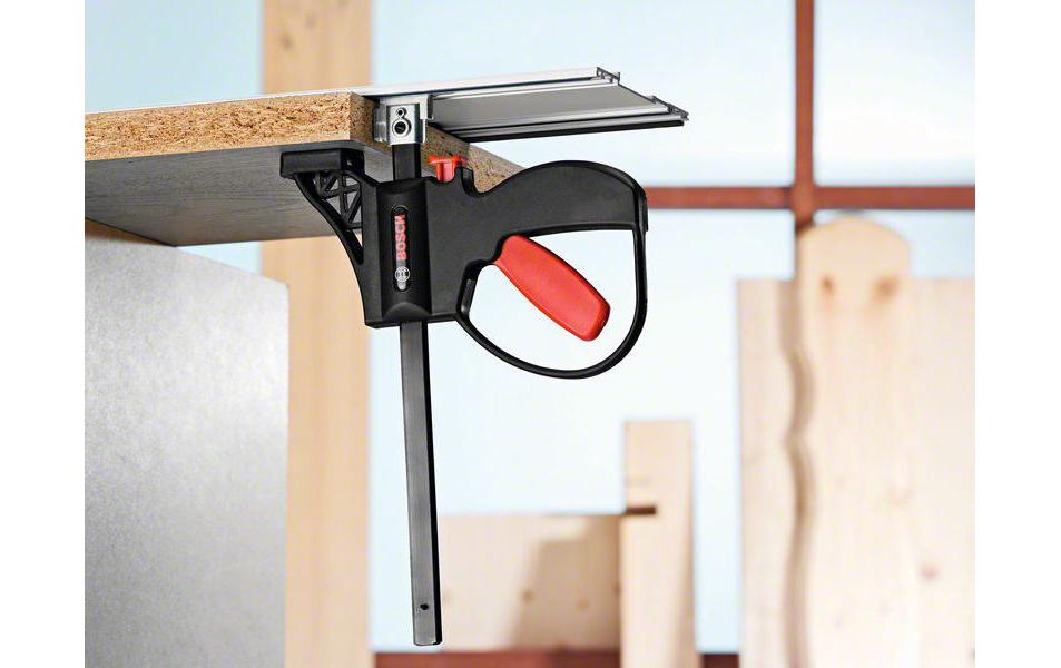 Bosch Spannzange – für Holz – 2 Stk – zum Festklemmen von Führungsschienen