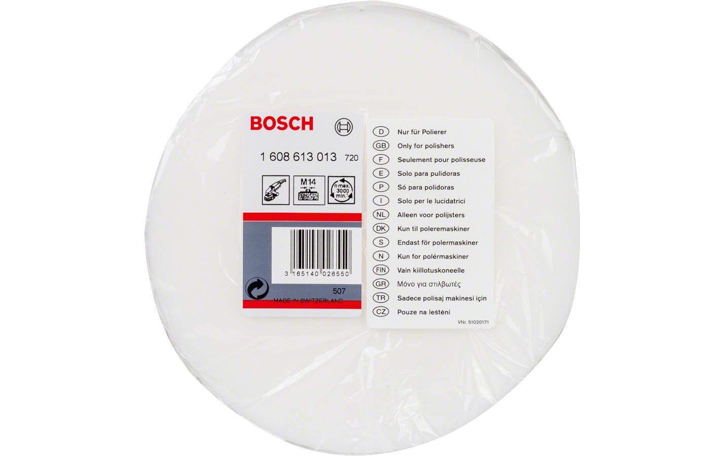 Bosch Polierschwamm 160 mm M14 Gewinde – für Winkelschleifer